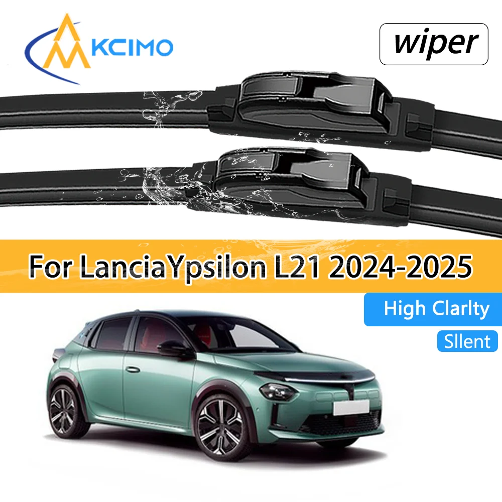

For Lancia Ypsilon L21 2024-2025 Cars Premium Front Windscreen Wiper Blades Quiet Durable All-Weather Auto Window Accessories