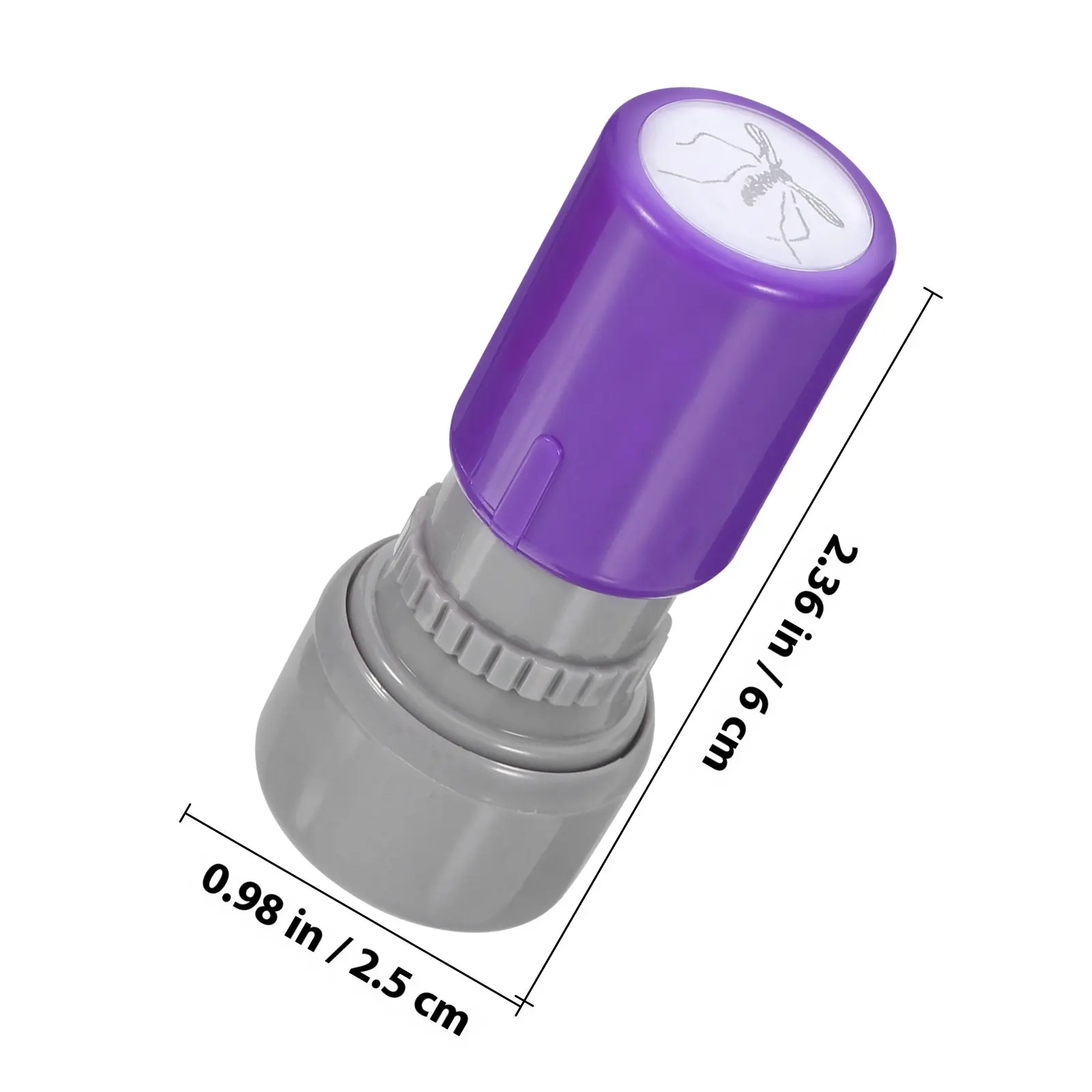 2Pcs Realistic Mosquito Pattern Stamp Reusable Prank Tool for Halloween April Fool's Day Funny Gag Gift Idea Party Accessory