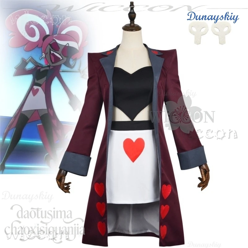 

Christmas Hotel Velvet Cosplay Anime Cosplay Demon Se2 Costume Jirai Kei Girls Halloween Suit Heart Disguise Sexy Costumes