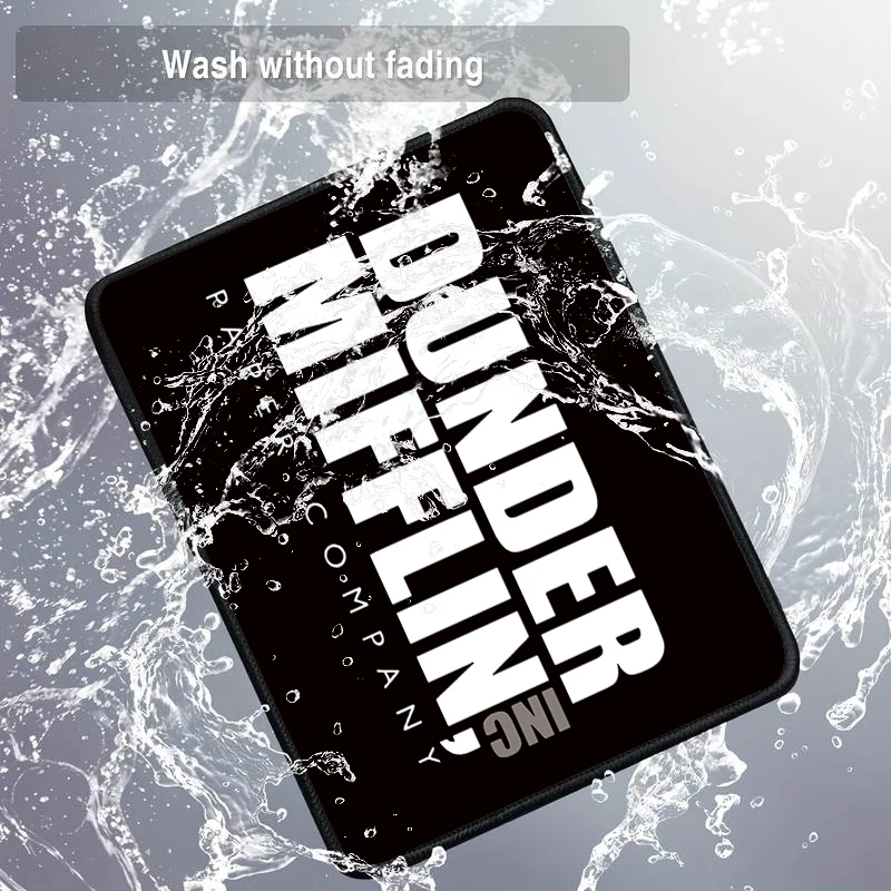 Simplified Text Mouse Pad Gaming Accessories Gabinete PC Gamer Computer Keyboard Desk Mat Rubber Laptop Small Mousepad