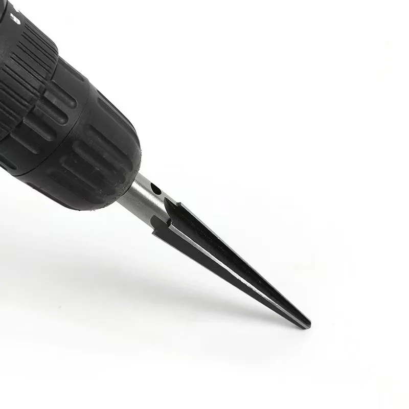 Escariador cónico para carpintería, tablero de madera de 3-13/5-16mm, agujero de taladro eléctrico, chaflán expandible y desbarbado, herramienta de corte con mango Hexagonal