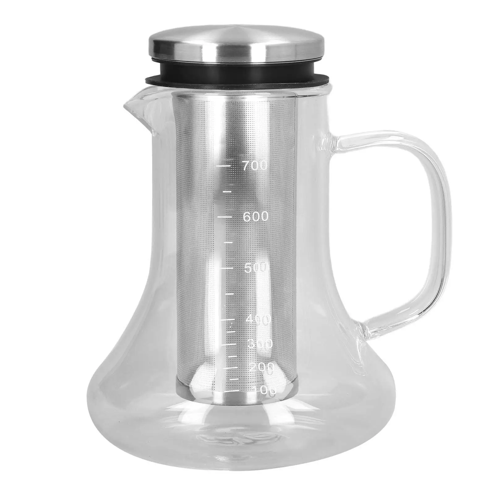 

Large Capacity Cold Brew Coffee Maker Transparent Compact Design Removable Stainless Steel Filter Ideal for office Use