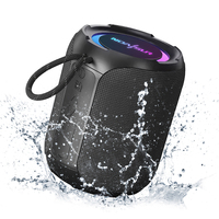 40W RGB Portable Wireless Speaker IPX7 Waterproof Outdoor Speaker with Deep Bass RGB Lights Dual Pairing for Home Party