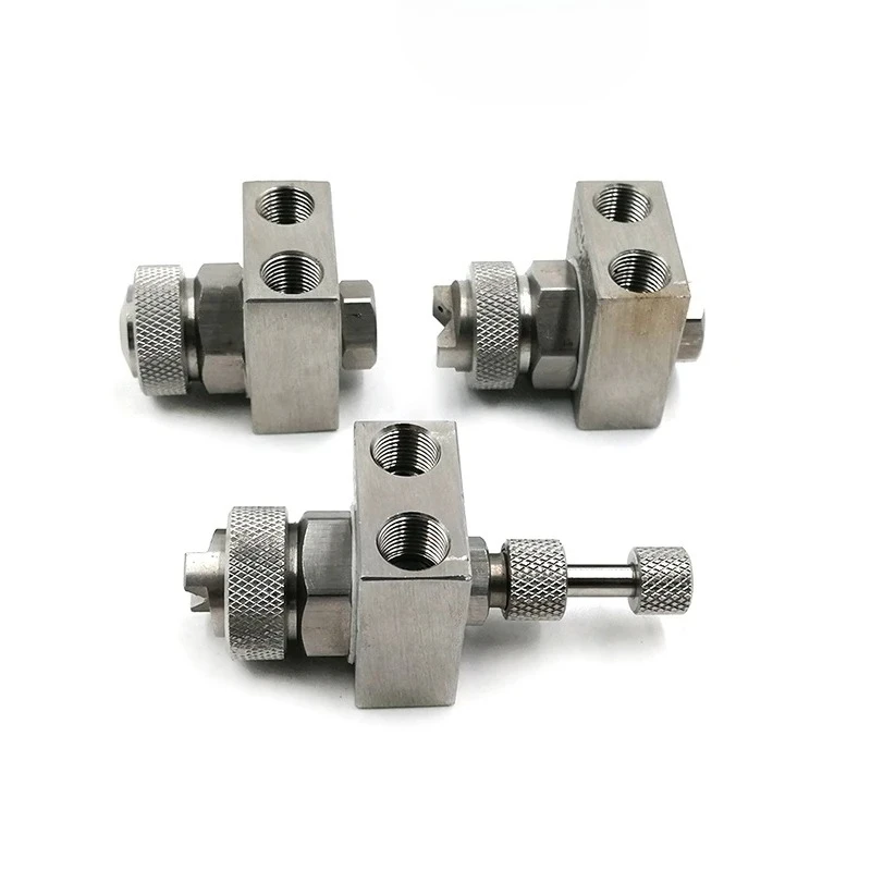 JAC Small Air Atomization Nozzle, 1/8 JAC Air Atomising Nozzles Compact Air Water Mist Spray Nozzle