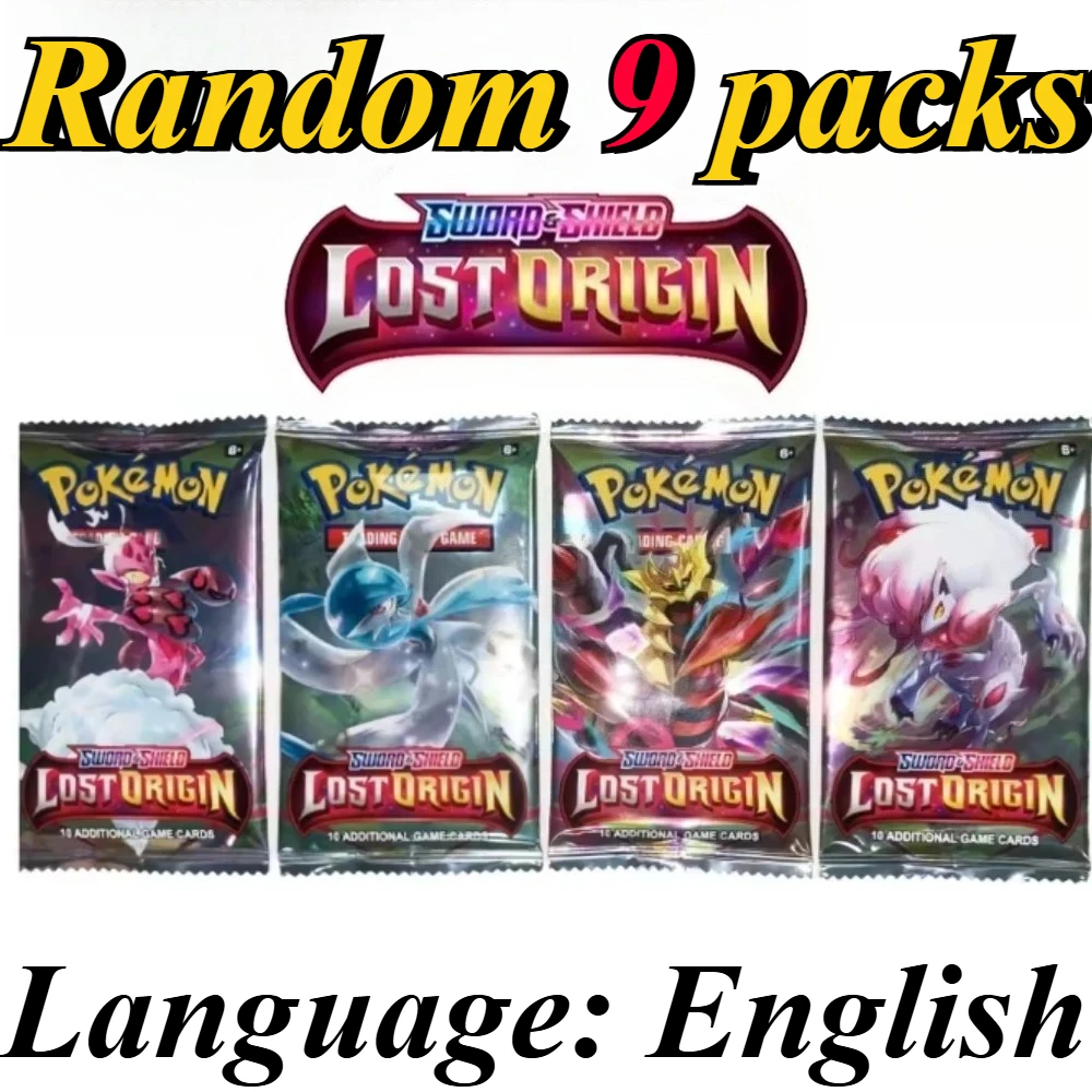9 Packungen Pokémon-Kartenpakete Bright Stars Prismatic Evolutions, PALDEAN FATES, Englische Erweiterungspakete, Battle Transaction Card Geschenkset – Detail 26
