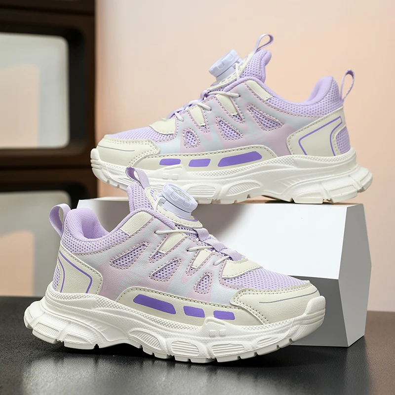 Hot Sell Children Shoes Size 28-39 Boys Fashion Sneakers Girls Sport Running Shoes Kids Breathable Casual Trainers Outdoor Shoes