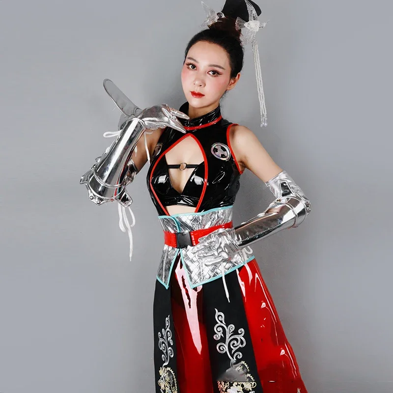 Singer Dancer Performance Wear Gogo Dancewear Dj Ds Clubwear Party Festival Clothing Chinese Style Jazz Dance Costume