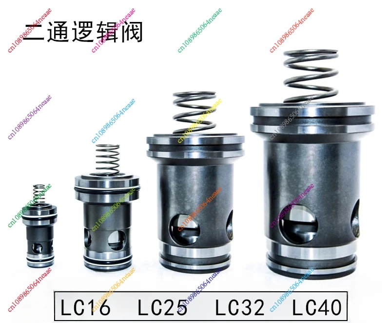 Insert Two-way Logic Valve Hydraulic Fittings LCV/LD 16 25 32 40 Path Direction Pressure Valve Insert