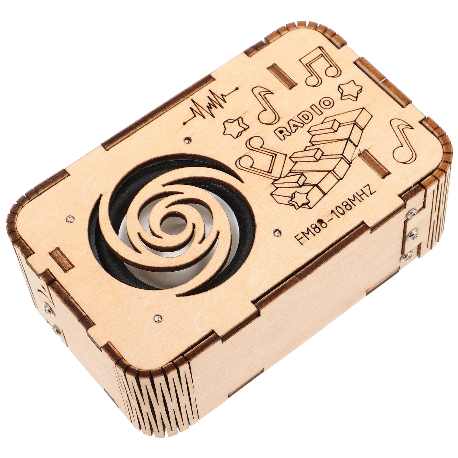 

Children Stem Science Kit Diy Wooden Radio Electronics Kit For Kids Hand Eye Coordination Educational 3D Puzzle Physics Science