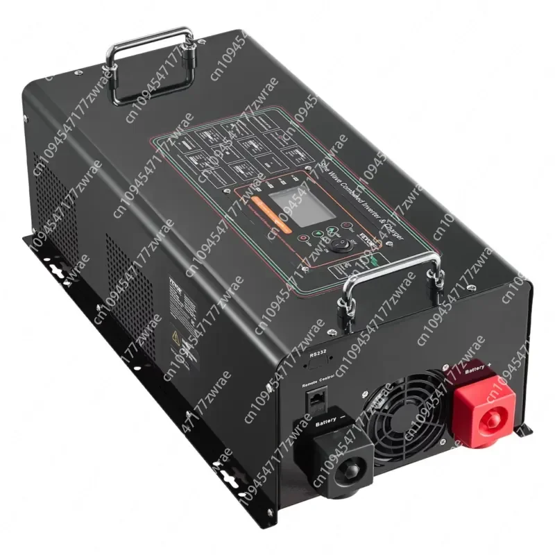 Power Inverter Charger 6000 Watt DC 24V AC 120V Remote Control Solar RV Boat Home LCD Display