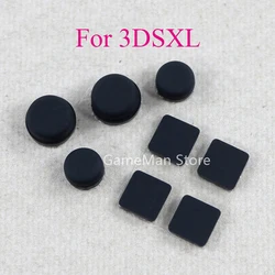 1set New Upper and Lower Screw Rubber Feet Cover For 3DSXL/3DSLL Screw Dust Plug Cover Rubber Plug