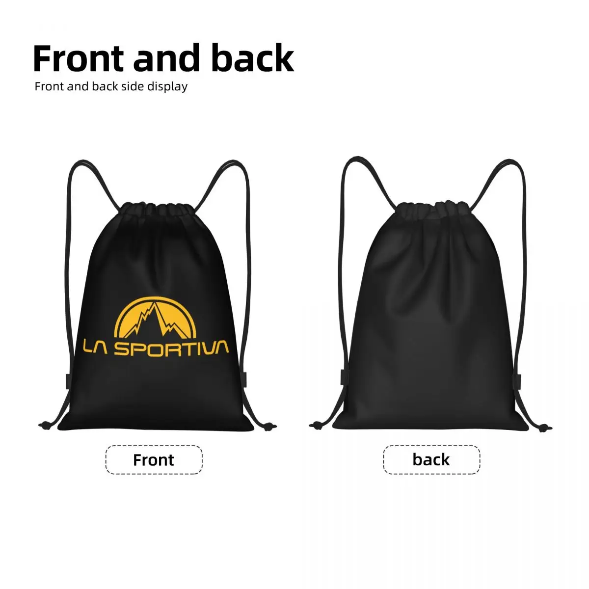 Custom Sportivas Climbing Snowsport Drawstring Bag Men Women Foldable Gym Sports Sackpack Training Backpacks