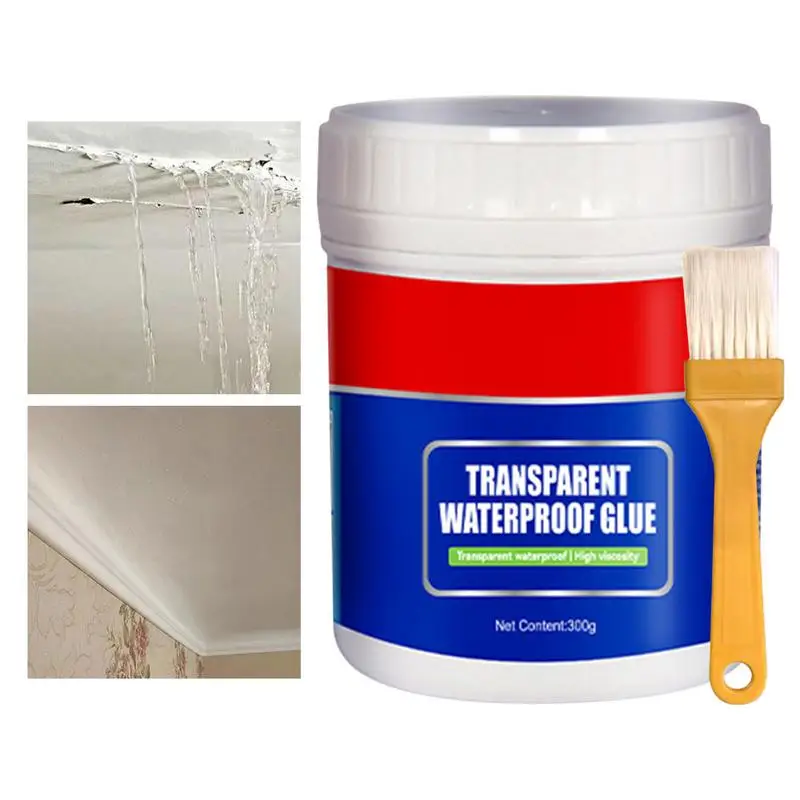 

300g Liquid Waterproof Sealant Transparent Waterproof Glue Invisible Waterproof Sealant Anti-leak Repair Agent For Window Walls