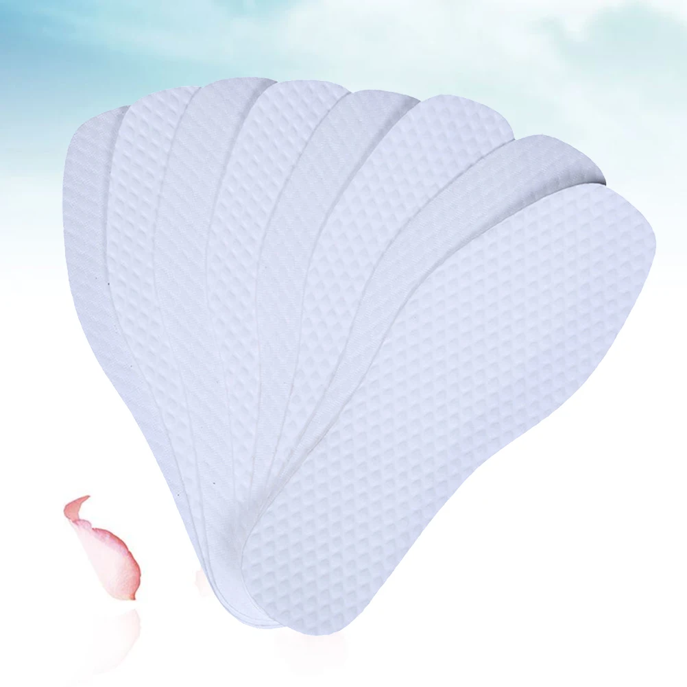 

10pcs Breathable Insoles Arch Support Foot Pads Sports Work Shoe Inserts Disposable Size 45 White Foot Care Tools