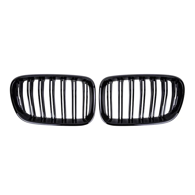 Pulleco 2pc Racing Grill Gloss Black Car paraurti anteriore griglie per BMW X3 F25 2011-2013 griglia renale nuovi accessori di ricambio