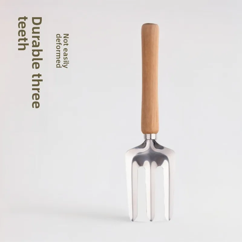 Stainless Steel Gardening Shovel Tools Household Small Spade Rake Loose Soil Hoe Grow Vegetables and Flowers