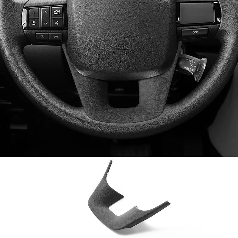 

For Toyota Hilux / Fortuner Standard Sport Version Car Steering Wheel Boot Cover Interior Tuning Accessories Made of Alcantara