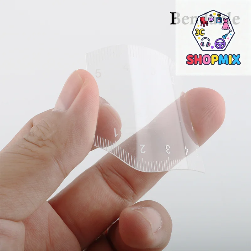 5Pcs Durable Brow Shaping Stencil Shaping Portable Instant Brow Shaper Drawing Eyebrow Design Ruler Gift