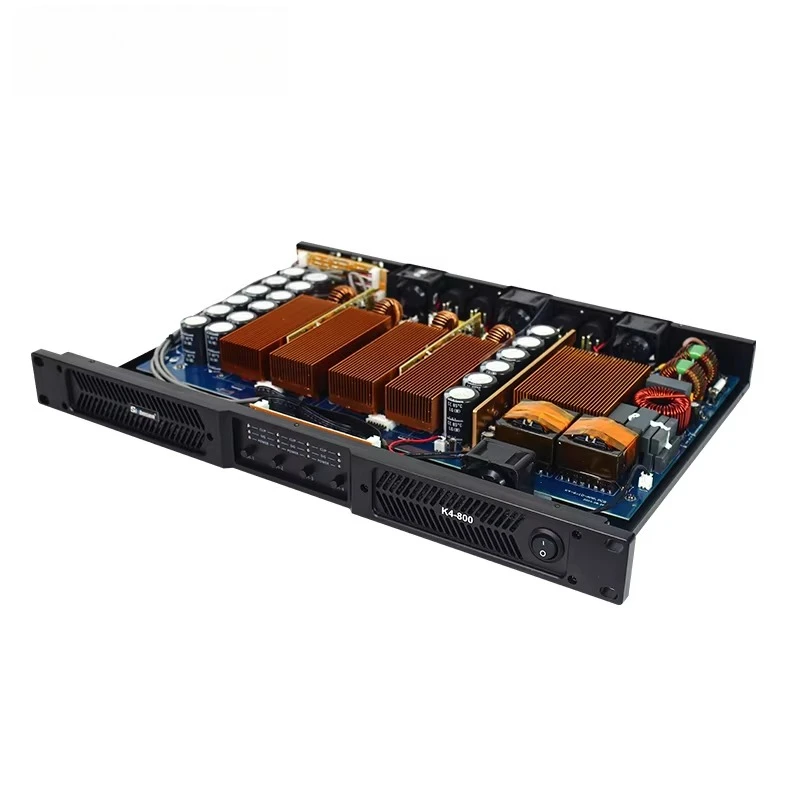 4-Kanal 800W Klasse D Audio-Verstärker Professioneller Leistungsverstärker
