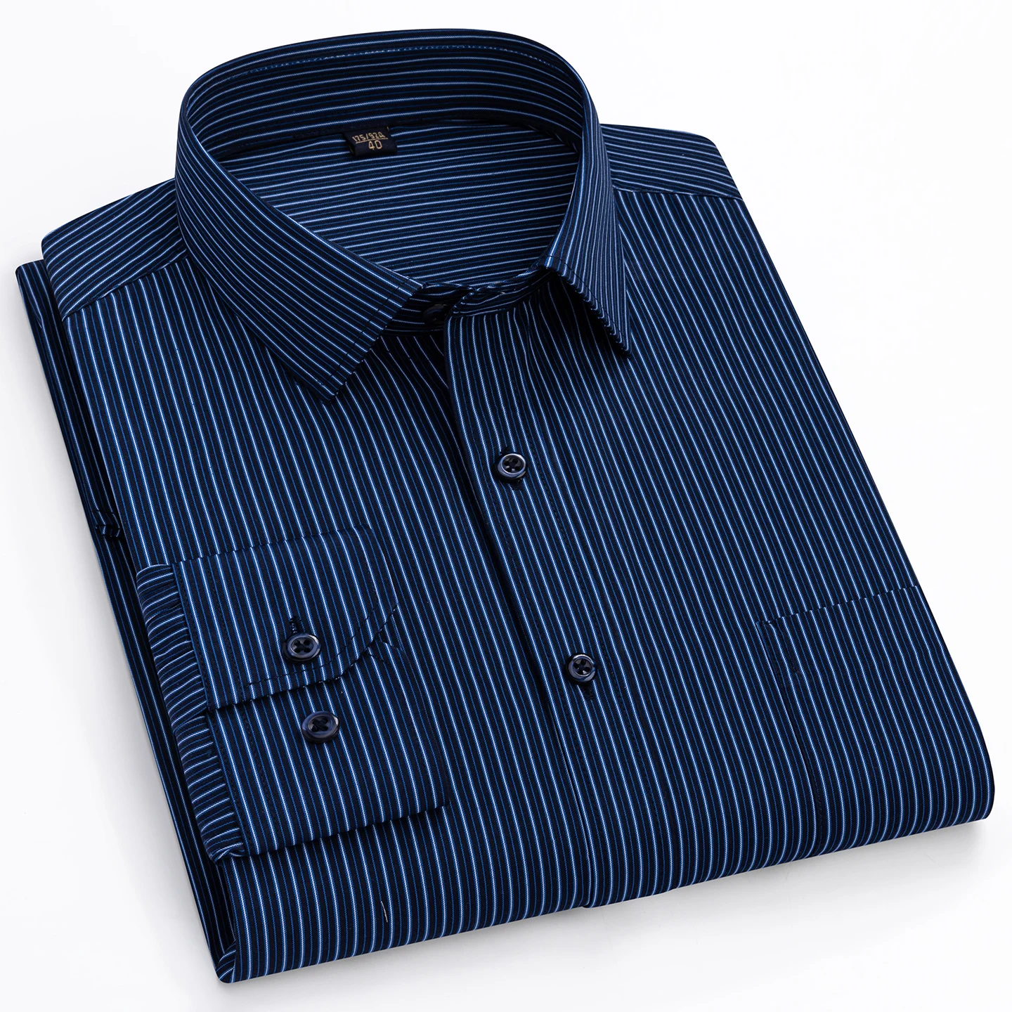 

New in shirt over size 6xl striped long sleebe shirts for men slim fit casual plain shirt single pocket tops plaid clothes