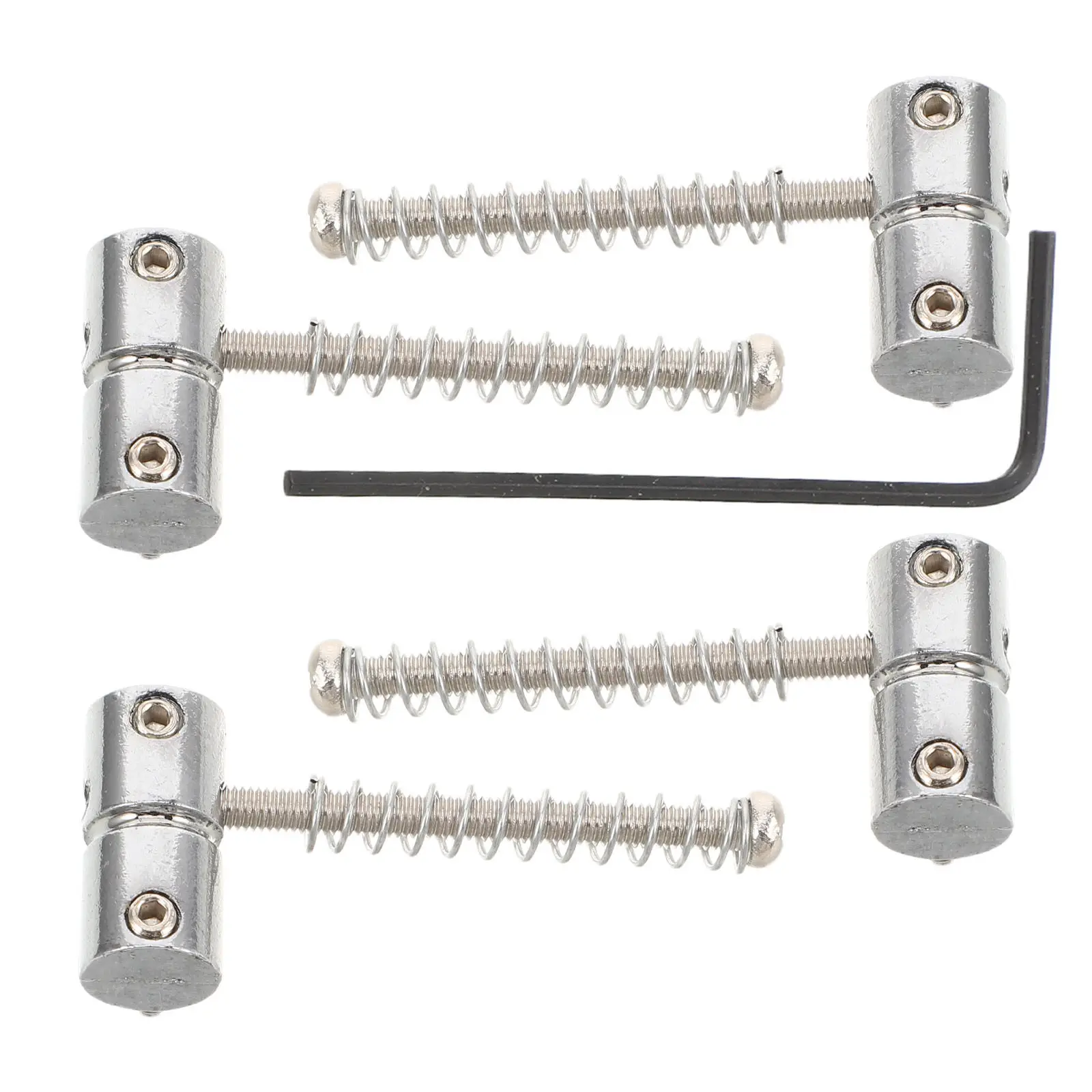 4-pecas-de-selas-de-metal-prateadas-para-substituicao-em-guitarras-baixas-eletricas-de-4-cordas-com-retentor-de-cordas-e-afinacao-estavel