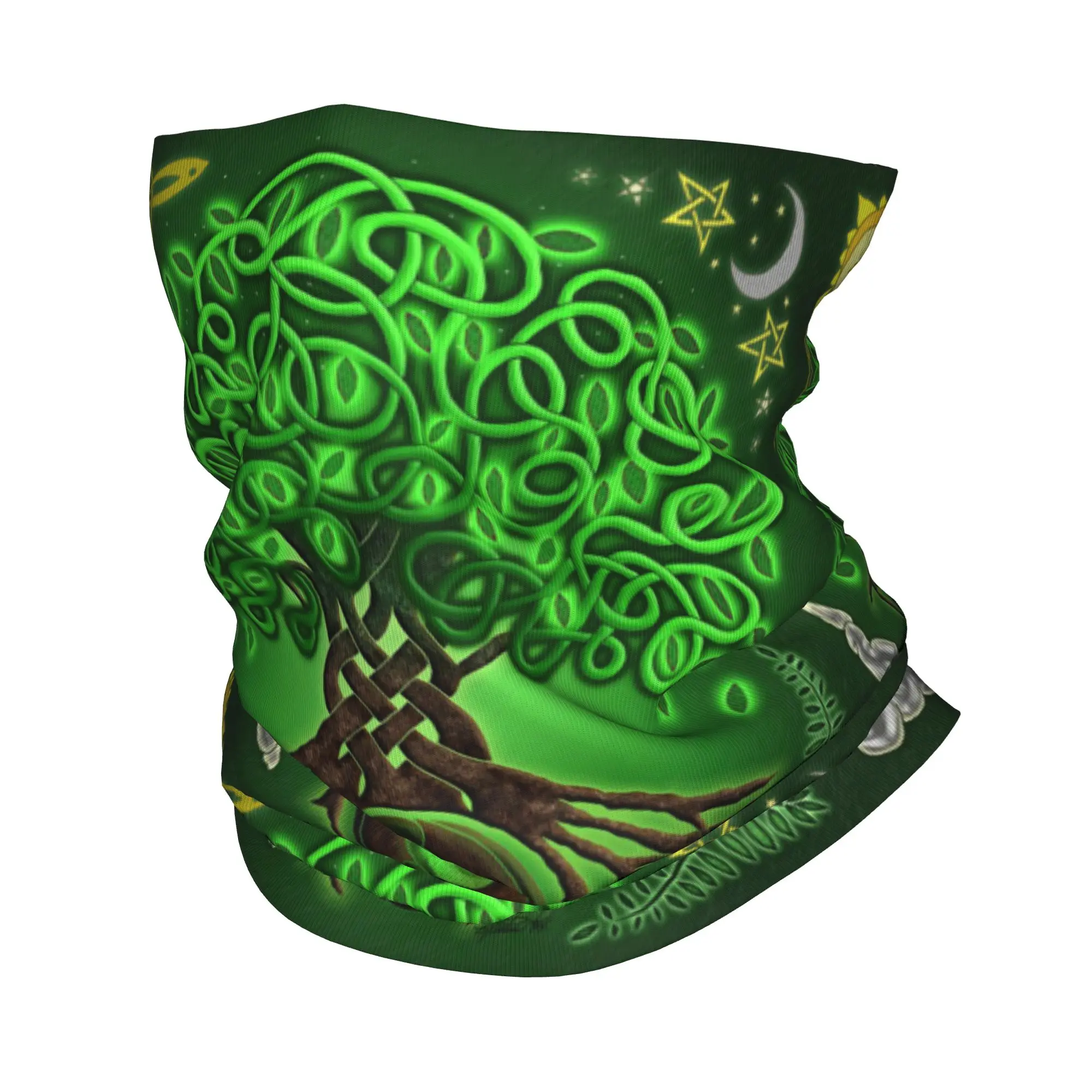 Irish Circle Celtic Tree of Life Bandana Neck Gaiter Printed Mask Scarf Multi-use Face Mask Cycling For Men Women Adult