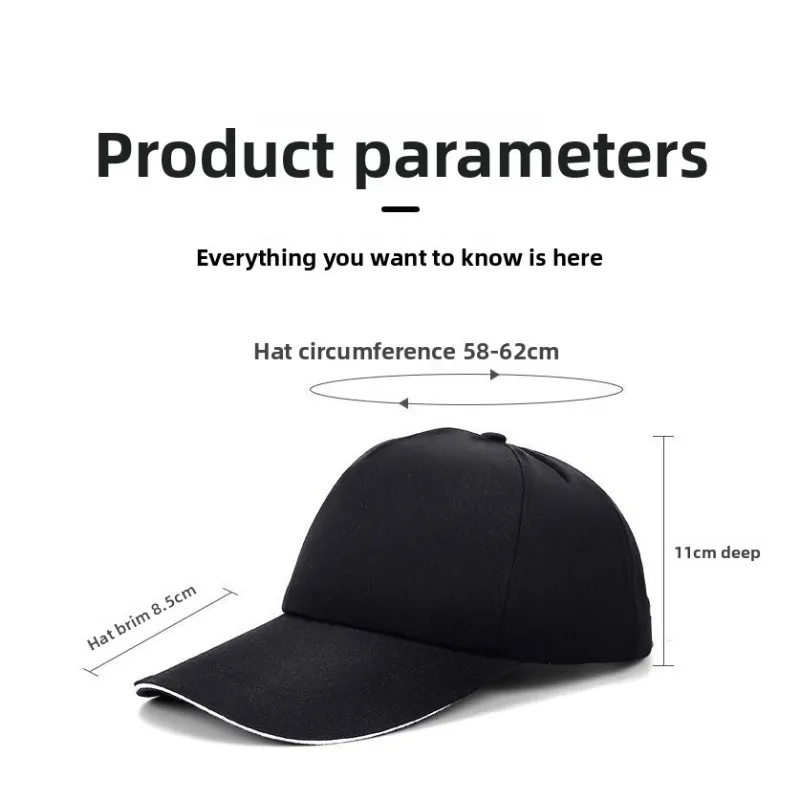 Summer Lightweight Breathable Anti Collision Safety Cap Unisex Peaked Helmet Shell Shockproof Head Protection Hat Industrial New
