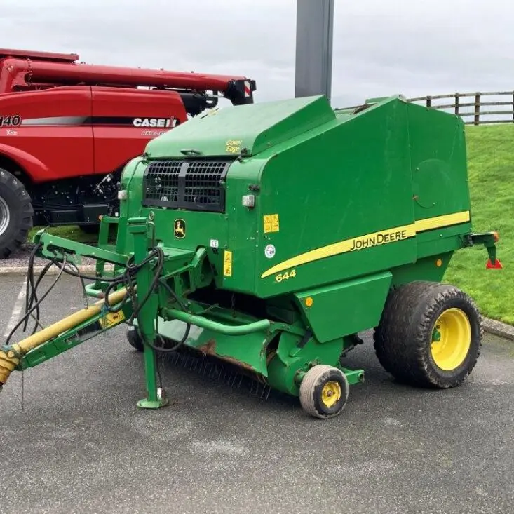

Top Selling New Model Farm Round Baler Tractor Straw Hay Round Baler With Wheel