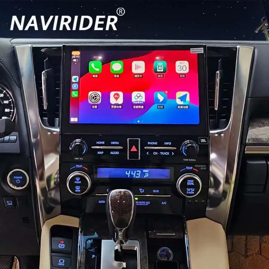 11.6inch Android Car Radio For Toyota Alphard 35 Alphard 30 Vellfire 2015-2024 Head Unit Multimedia Player Auto GPS Navigation