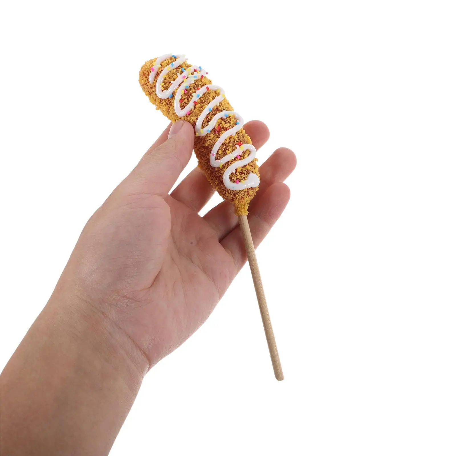 

3Pcs Cheese Hot Dog Decor, 7.7 Inch Realistic Artificial Food Props for Party Decoration Photography Home Store Display