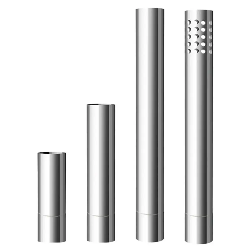 

Труба-удлинитель для дымохода из нержавеющей стали для походной печи, диаметр 6 см, круглая, для палаток