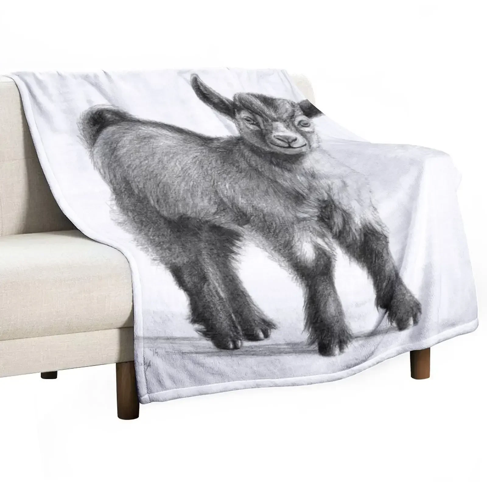 

Goat Baby G097 Throw Blanket Soft Big Thins Plush for babies Blankets