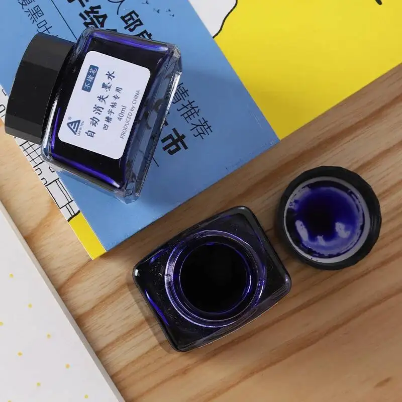 40ml/bottle Automatic Disappearing Fading  Ink ,practice Writing Ink For Students Non Block Pen