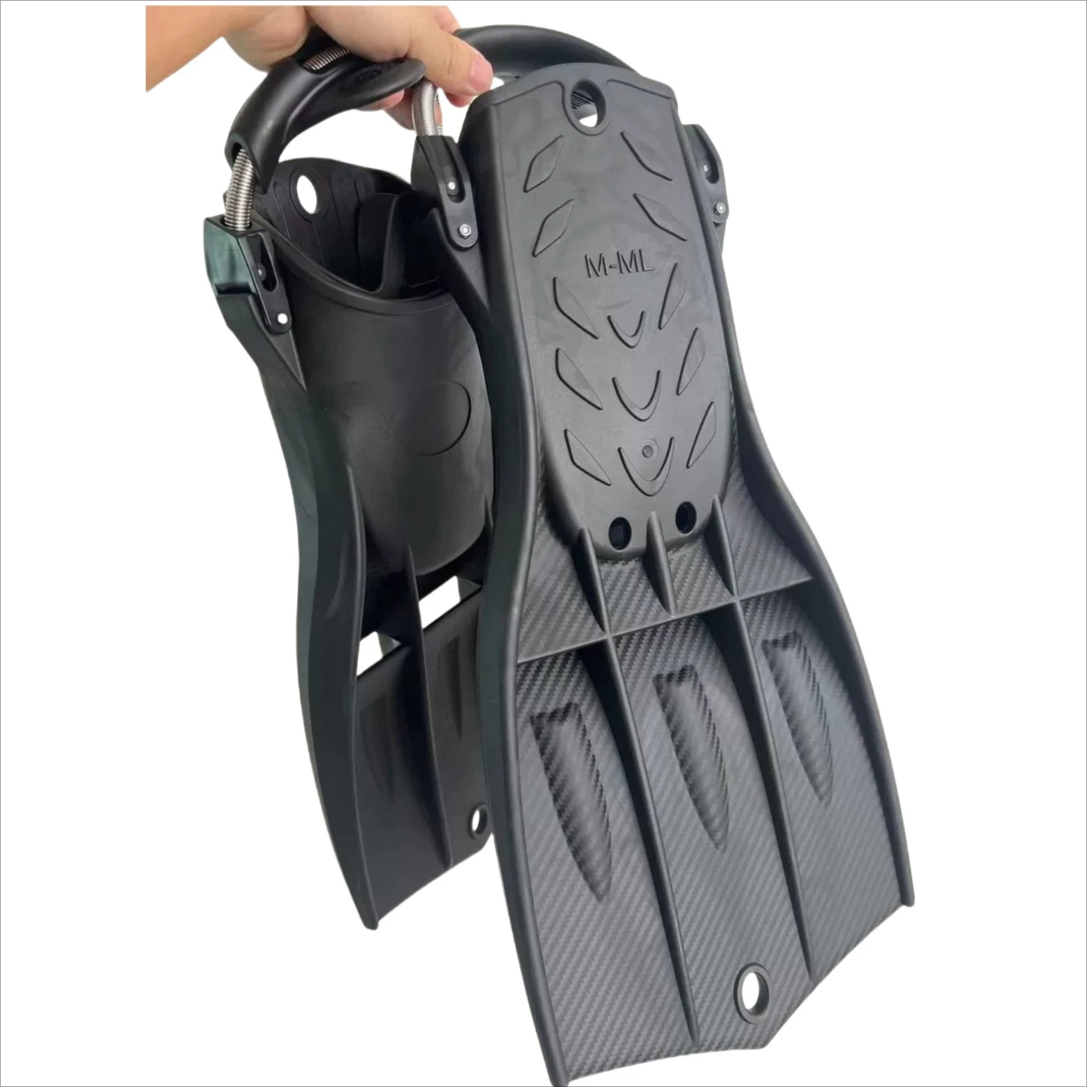 Professional Scuba Diving Fins High Power Diving Rubber Frogs Short Webbed Diving Equipment