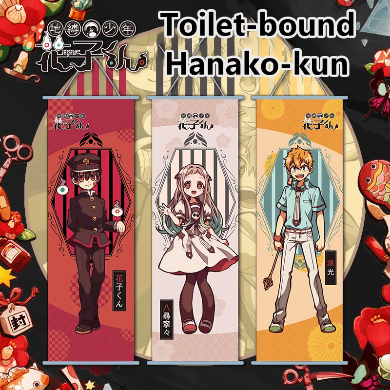 Toilet-bound Hanako-kun Scroll Canvas Wall Hanging Painting Home Decor Anime Poster Wall Art Room Decoration Gift