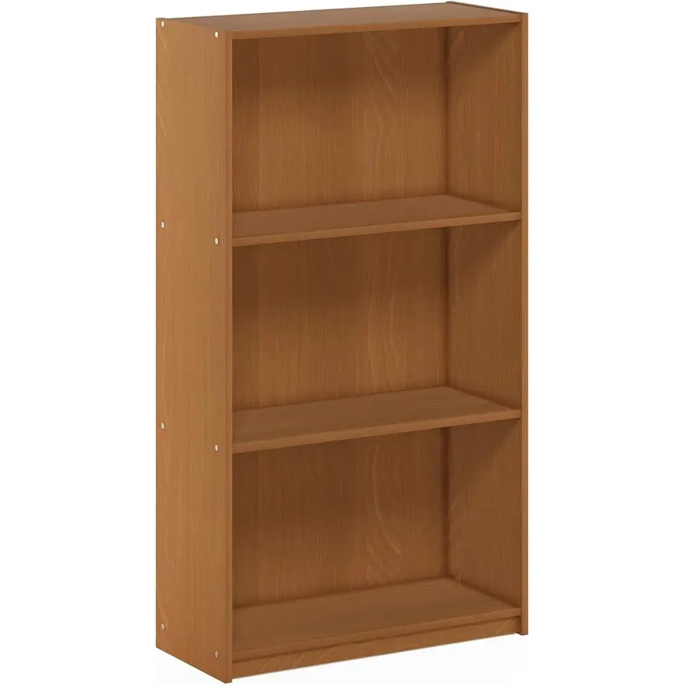 

Basic 3-Tier Bookcase/Bookshelf/Storage Shelves, Natural Oak