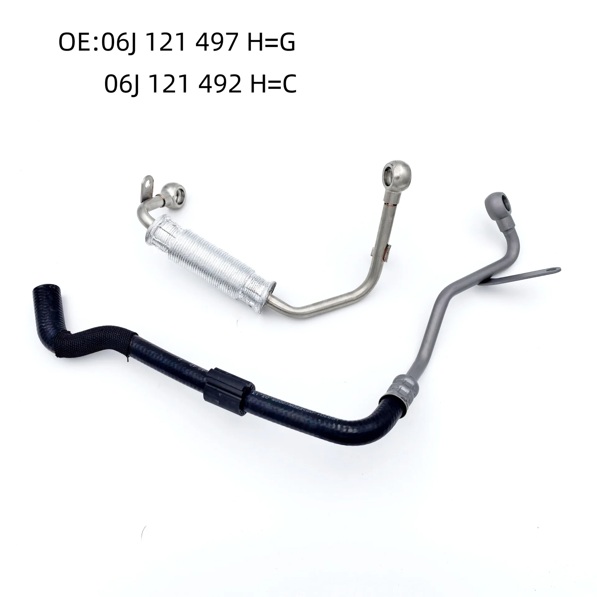 tuyau-de-liquide-de-refroidissement-de-tuyau-d'eau-de-retour-de-turbocompresseur-de-pieces-automobiles-06j121492c