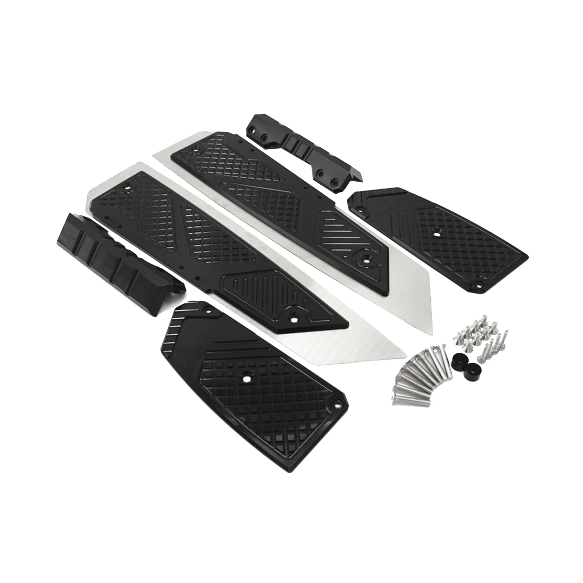 

Pedals CNC Anti- Foot Pads Foot Pads Motorcycle Accessories for FORZA 300 350, Black