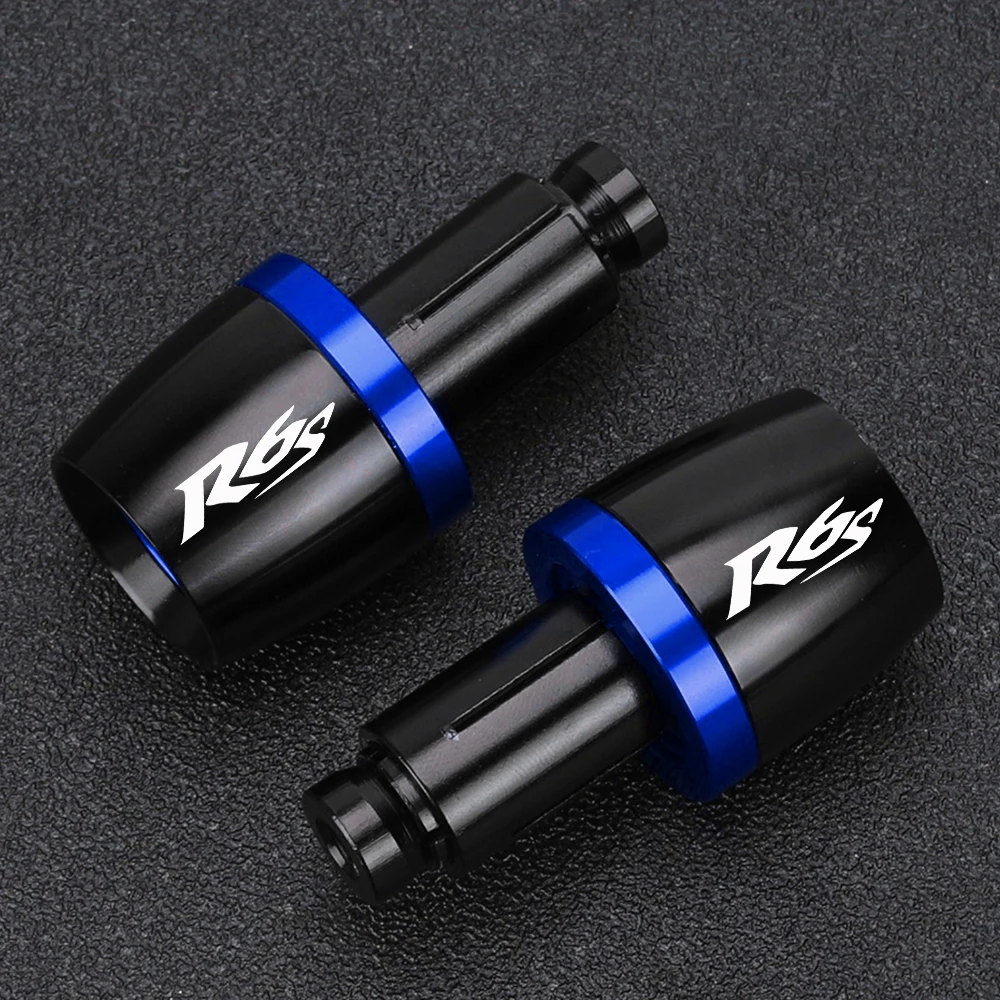 Motorcycle Handlebar Grips Cap For YAMAHA YZF-R6 YZFR6 YZF R6 R6S YZF600 1999 2000 2001 2002 Weight PartsAnti Silder Plug Ends