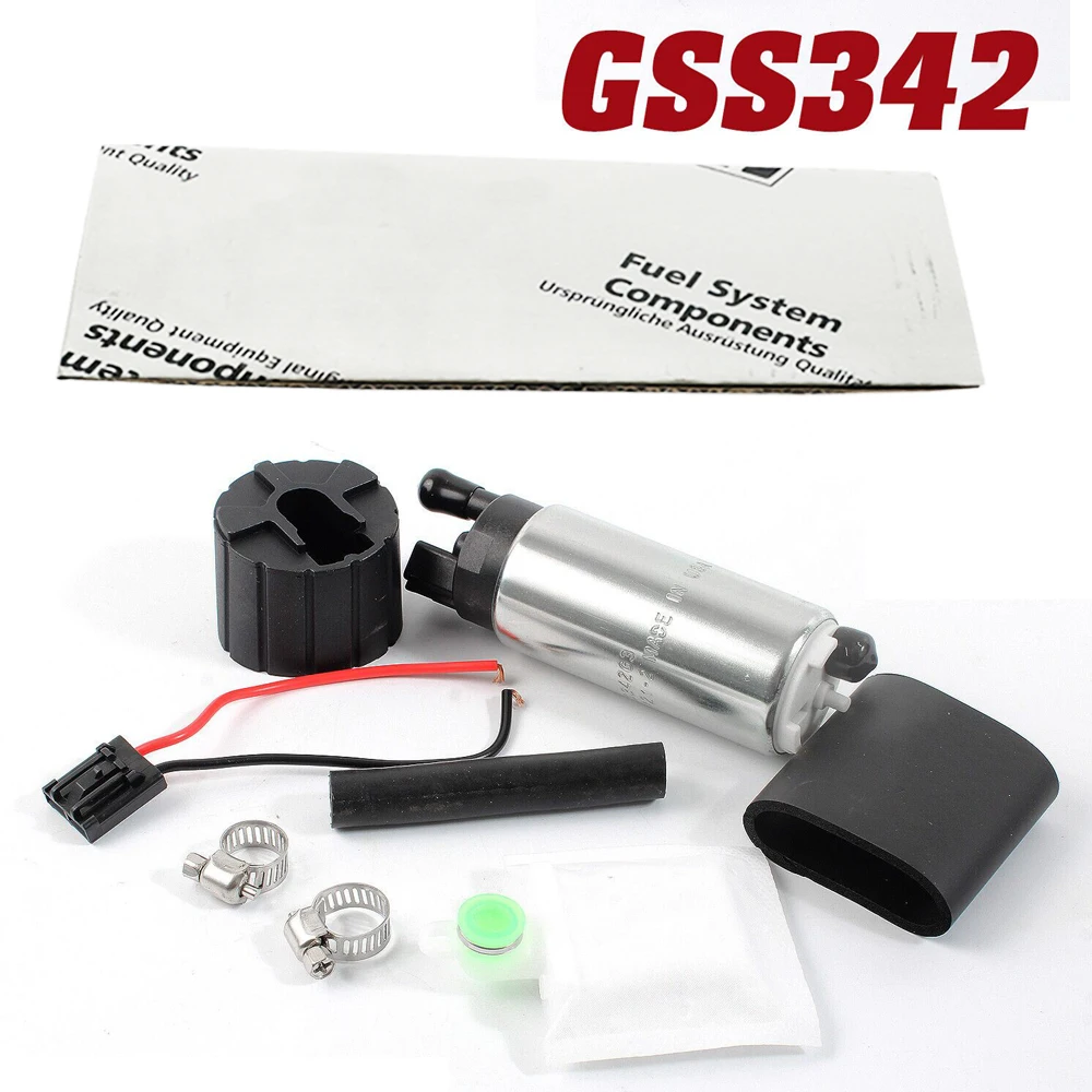 

New 255LPH High Performance Fuel Pump & Install Kit for WALBRO GSS342 OEM Update For Honda Dodge Accord Elantra Tracker