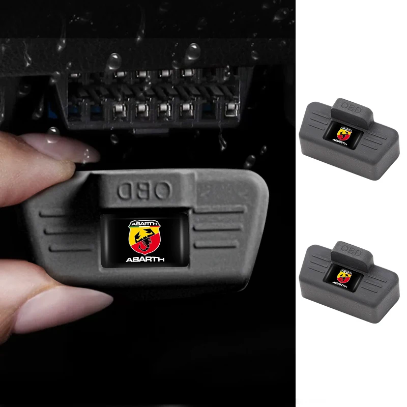 Car OBD Protector Cover Silicone USB Port Dust Cap Accessories For FIAT Abarth 500 Tipo Punto Panda Ducato Stilo Fiorino Doblo B