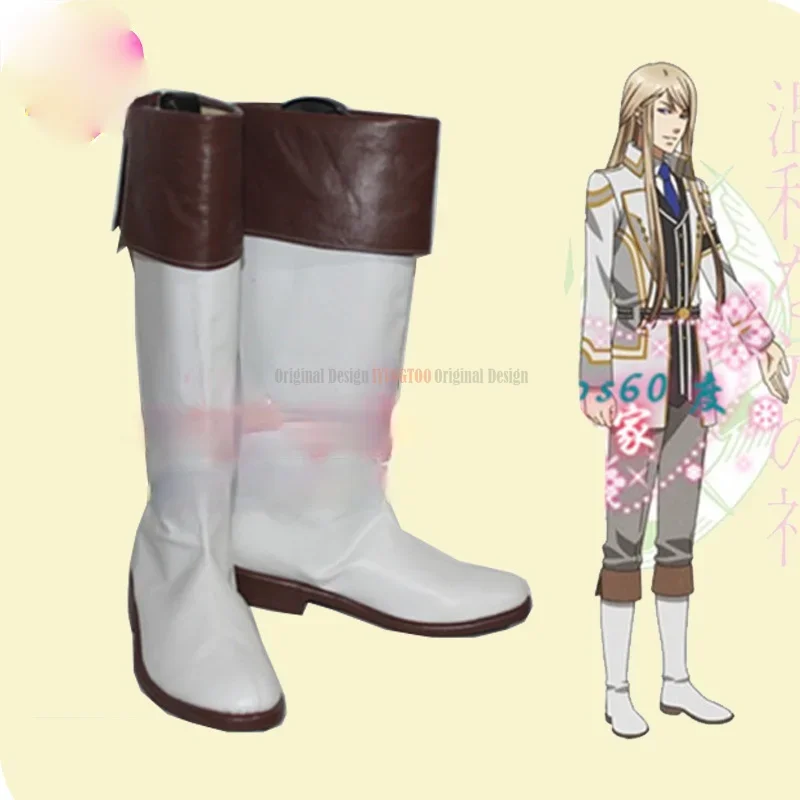 

Kamigami no Asobi Balder Hringhorni Anime Characters Shoe Cosplay Shoes Boots Party Costume Prop