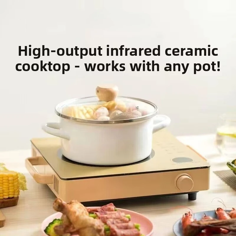 Airo Yifeng Electric Ceramic Stove Multi-function High-power Induction Cooker Double-ring Knob Control Household Stir-fry