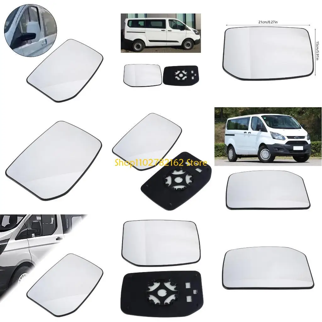 

547B Industrial Grade Front Door Wing Mirror Glass Left Side Glass for Transit MK6