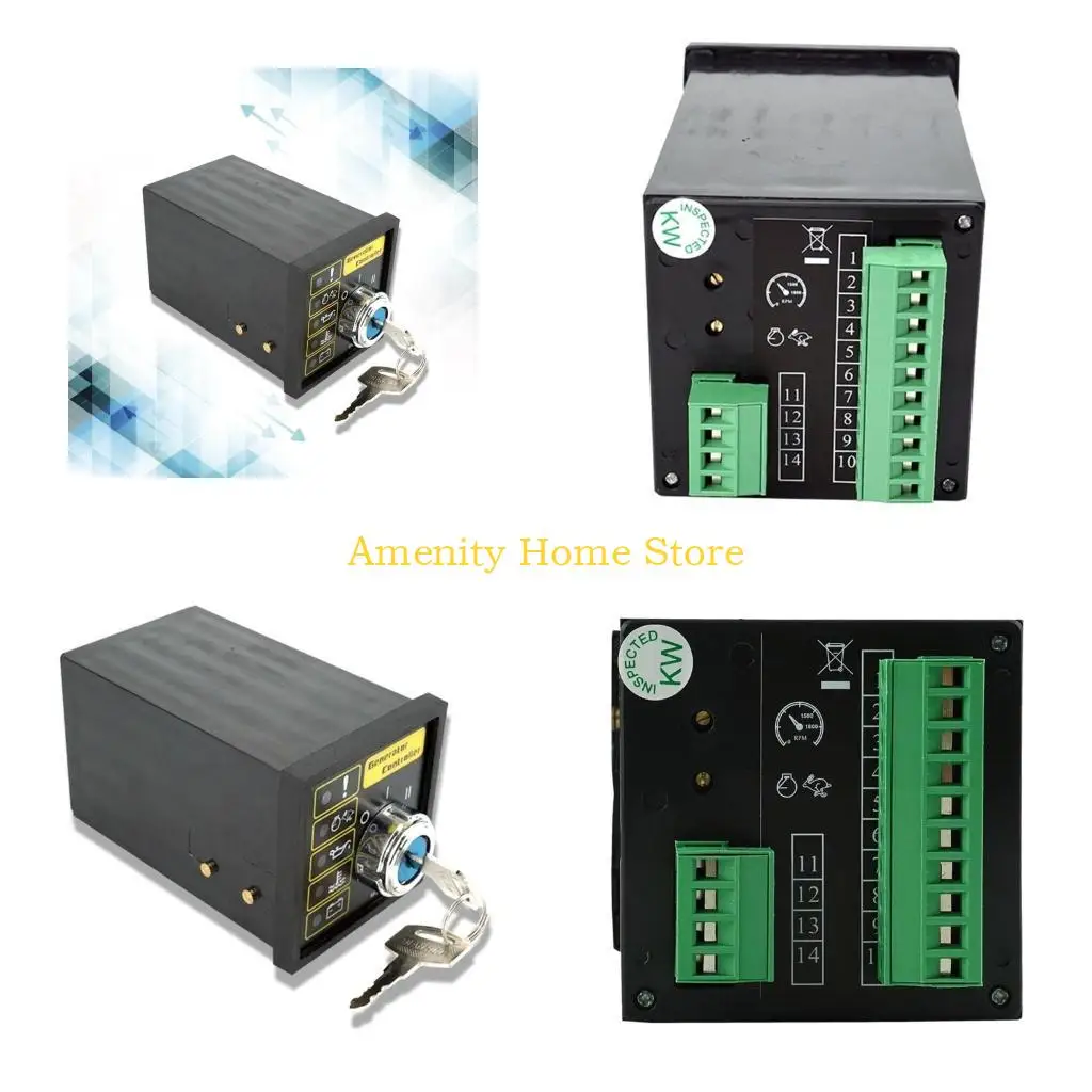 

F26C Manual Start Controller for Motor Engine Controller Modules Easily Monitors & Control Your Engine with LED Display