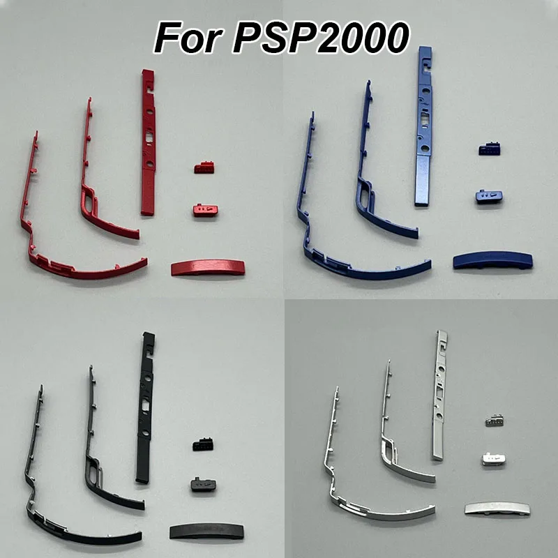 1Set Kunststoff-Tastenrahmen, Ein-/Aus-Schalterleiste für PSP2000, PSP 2000, Gehäuse, Kunststoffrahmen, WIFI-Ersatzzubehör