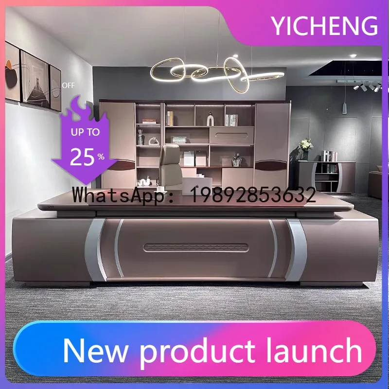 

Hys new premium light luxury executive desk - modern minimalist office desk for ceo, director, and senior management