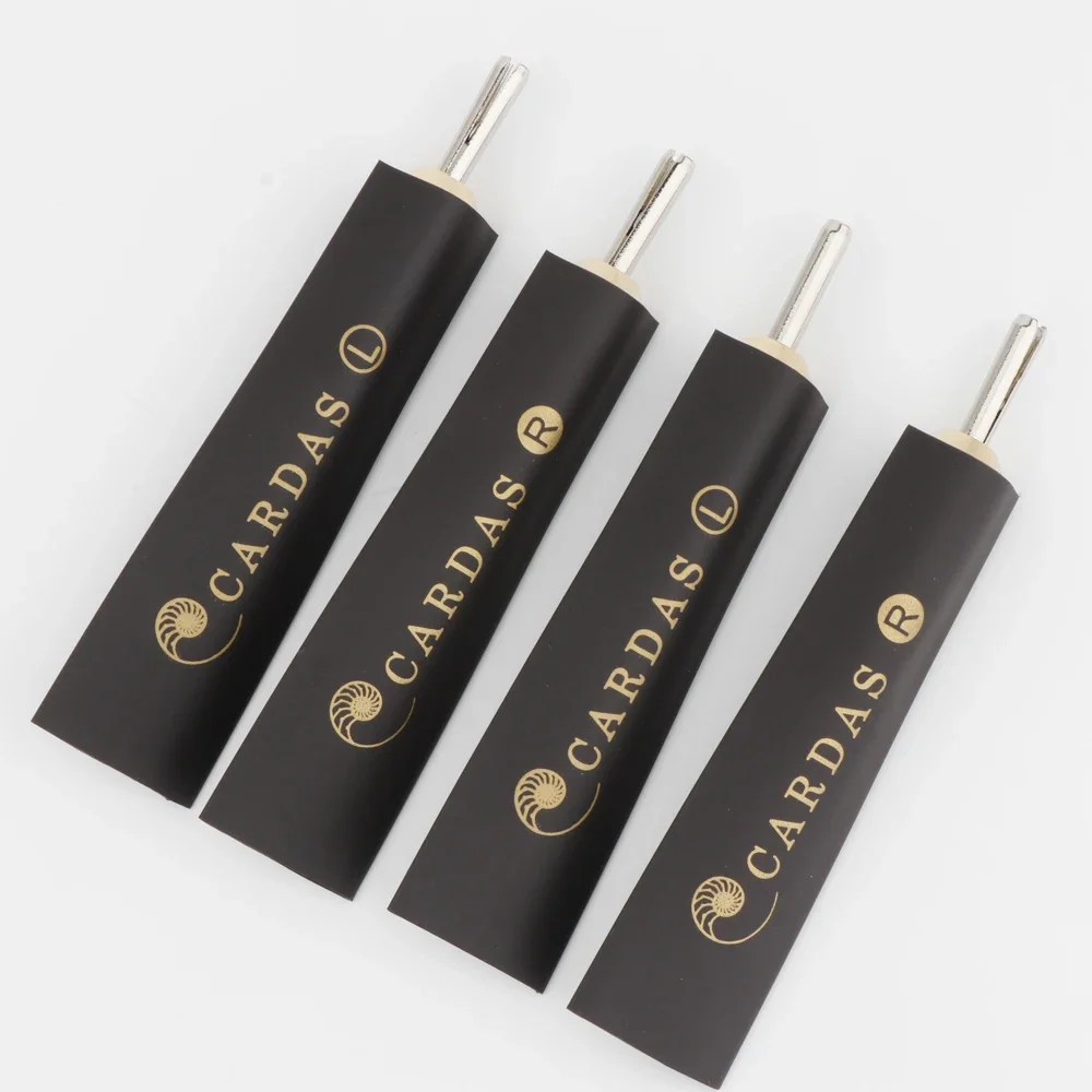 Golden Reference Banana Plugs Gold-Plated Binding Post Adapters for Audiophile Speaker Systems
