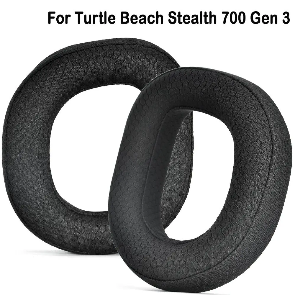 

1Pair Replacement Ear Pads Memory Sponge Mesh Ear Cushion Soft Earpads for Turtle Beach Stealth 700 Gen 3 Headphone Accessories