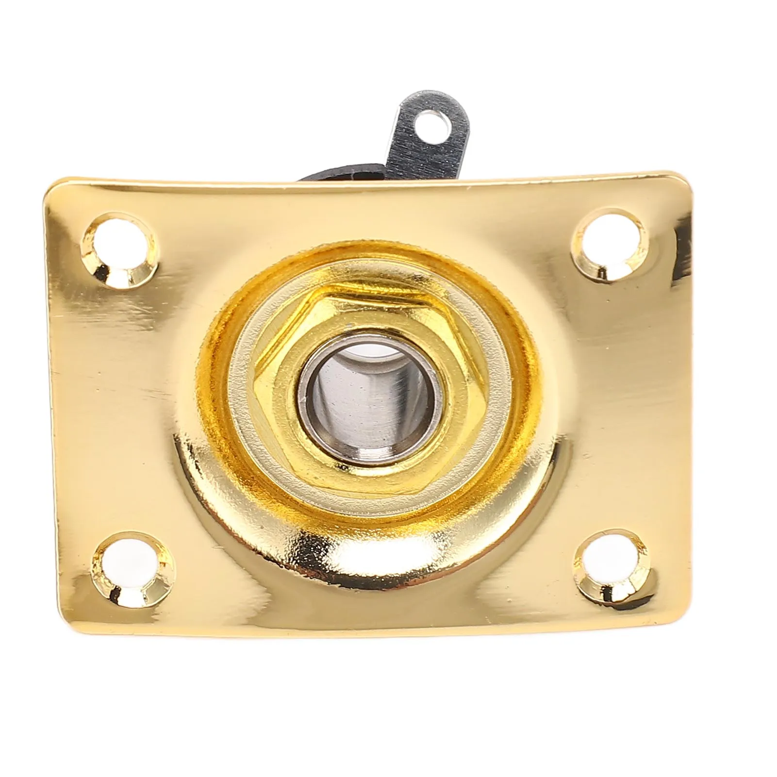 Accesorio para Guitarra, Placa de Conexión de Salida para Guitarra, Forma Cuadrada, Metálica, Compacta, para Telecaster